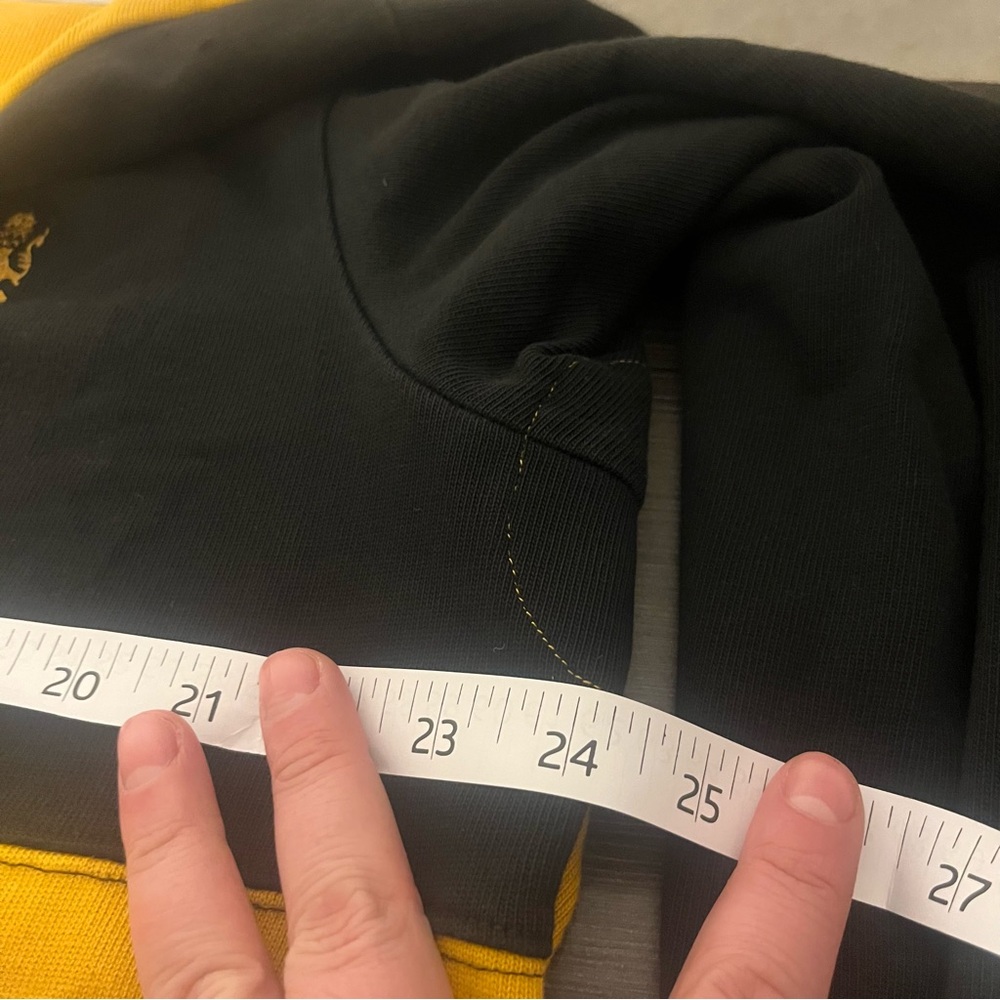 Ralph Lauren Black and Gold Color Block‎ Shirt - Picture 6 of 6
